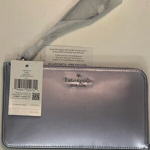 KATE SPADE LUCY Medium L-ZIP WRISTLET 
Candied Flower